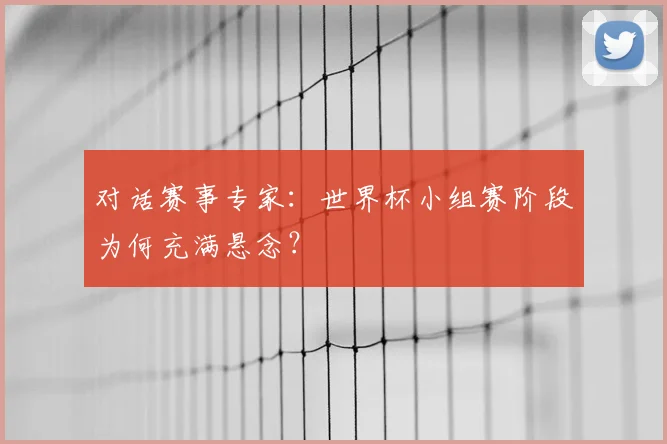 对话赛事专家：世界杯小组赛阶段为何充满悬念？